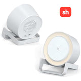 SH Nightlight Wireless Bluetooth Speaker With Wireless Charger