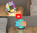 SH Nightlight Wireless Bluetooth Speaker With Wireless Charger