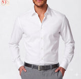 Men’s ST Formal Button-Up Collar Long Sleeve T-Shirt