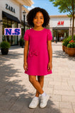 NS Kids Dress With Bow In Front