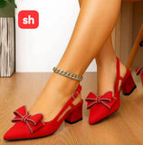 SH Pointed Toe High Heel With Bow