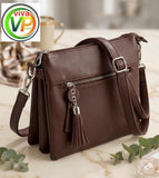 Ladies’ VP Crossbody Bag With Tassels