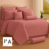 Nine Piece PA King Size Bedspread Set