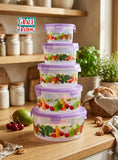 Fruit Five Piece Storage Container Set