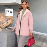 Ladies’ PA Block Jacket With Fur Collar