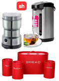 Kitchenware Combo Set With 6.8L Urn, Bread Bin Set And Coffee Bean Grinder