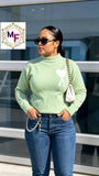 Ladies’ IT Wear Heart Detail Hoodie