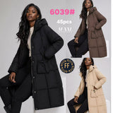 Ladies’ FF Long Winter Jacket With Hood