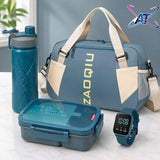 Bag, Watch, Lunch Box And Bottle Combo