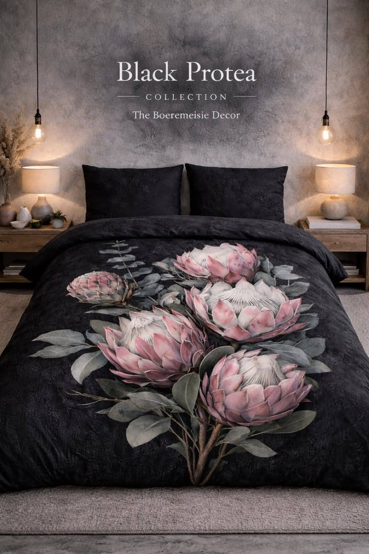 Dark Protea 1 - Duvet Set