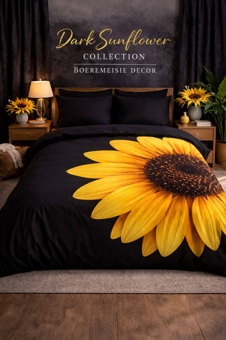 Dark Sunflower - Duvet Set