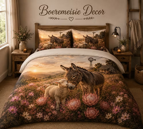 Donkey and Lamb - Duvet Set