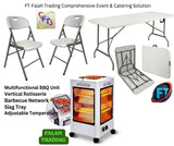 Folding Chairs, Folding Table And MARABLI Heater Combo