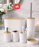 SH 6 Piece Modern Bathroom Accessory Set