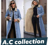 Ladies’ AC Denim Long Coat