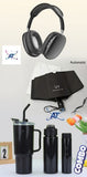 Headphones, Bottle Set And Umbrella Combo