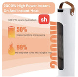 SH Portable 2000W LED Digital Display Heater