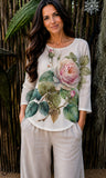Blush Heritage Rose Mesh Top