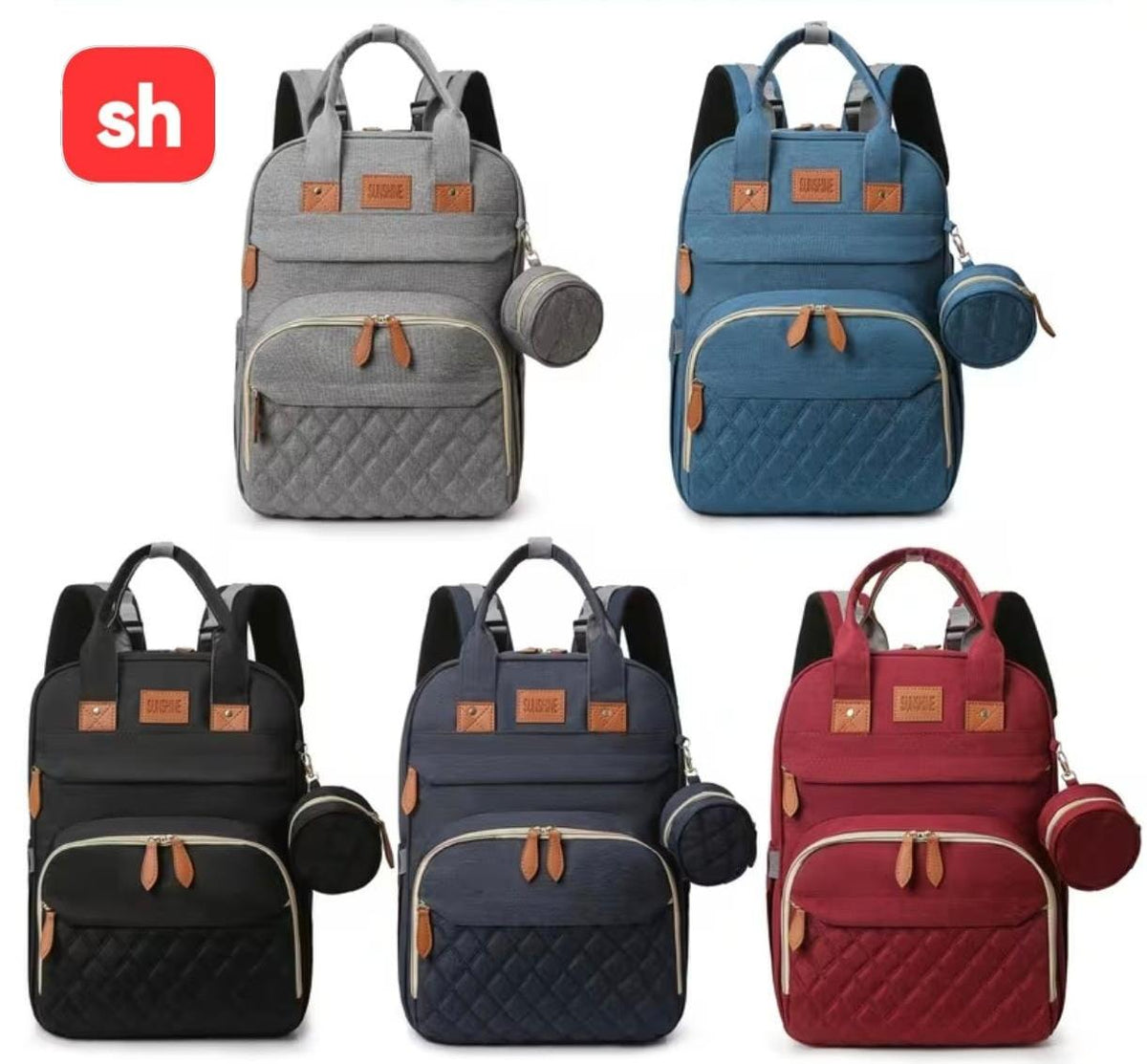 SH Multifunctional Folding Baby Bag