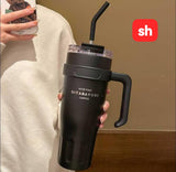 1.2L Vacuum Tumbler with Straw