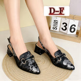 Ladies’ DF Floral Print Heeled Shoes