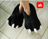 Fuzzy Animal Claw Slippers