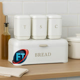 FT 4 Piece Box-Shaped Bread Bin Set