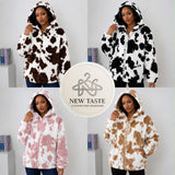 Ladies’ NT Plus-Size Cow-Inspired Hooded Zip-Up Jersey