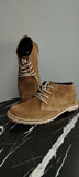 Men’s Brown Suede Leather Vellies