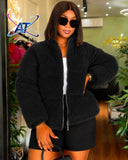 Ladies’ Horizontal Lined Jacket