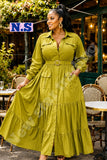 Ladies’ NS Long Sleeve Button-Up Dress