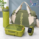 Bag, Watch, Lunch Box And Bottle Combo