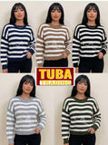 Ladies’ TUBA Horizontal Line Sweatshirt