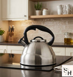 SH Steel Kettle with Induction Base & Whistle