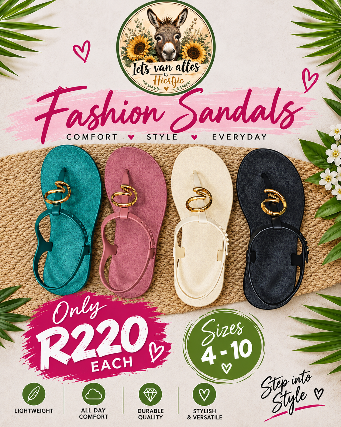 Gold Ring Fashion Sandals