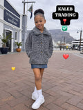 Kids KT Button-Up Fluffy Winter Jacket