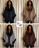 Ladies’ Faux Fur Shawl
