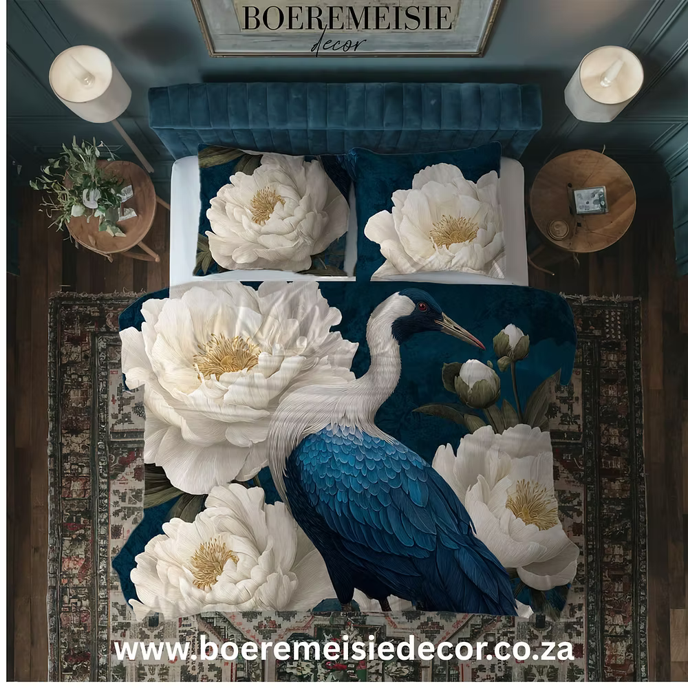Flowers and Bird Art