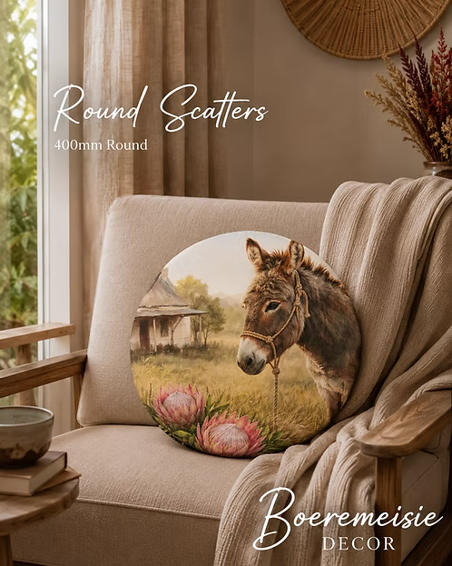 Farm Donkey - Premium Mock linen with Foam Inner