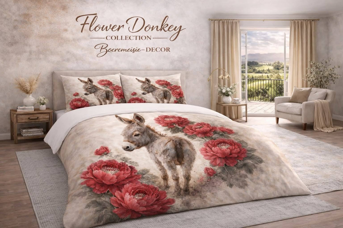 Flower Donkey - Duvet Set