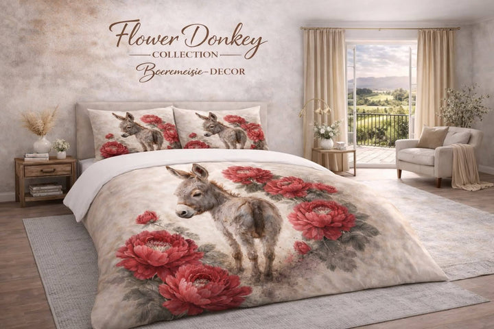 Flower Donkey - Duvet Set