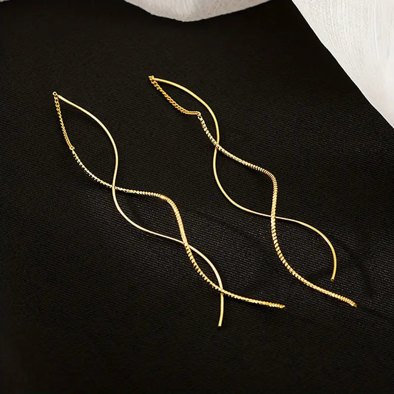 1 Pair Long Tassel Earrings for Women