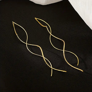 1 Pair Long Tassel Earrings for Women