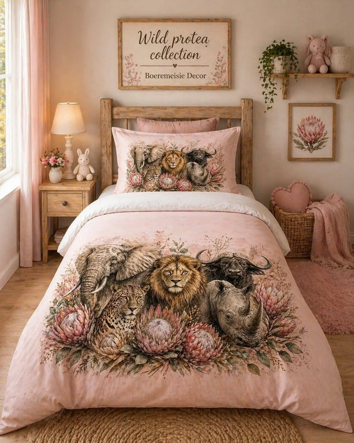 Girly Big 5 Pink - Duvet Set
