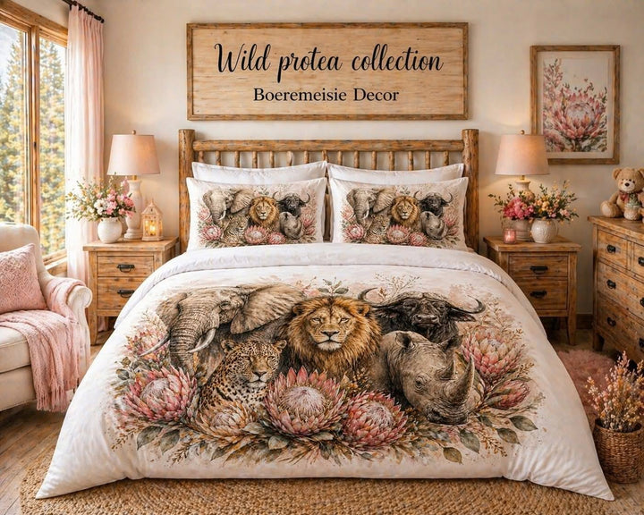 Girly Big 5 White - Duvet Set