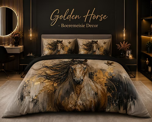 Golden Horse - Duvet set