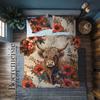 Highland Cow Flowers 3