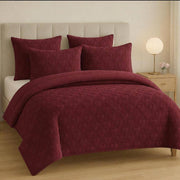 Queen Heart Fleece Comforter Set