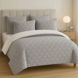 Queen Heart Fleece Comforter Set