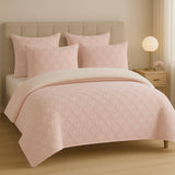 Queen Heart Fleece Comforter Set